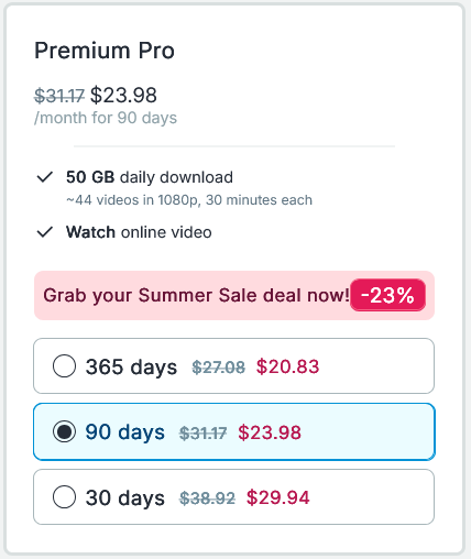 K2S Premium Pro Discount