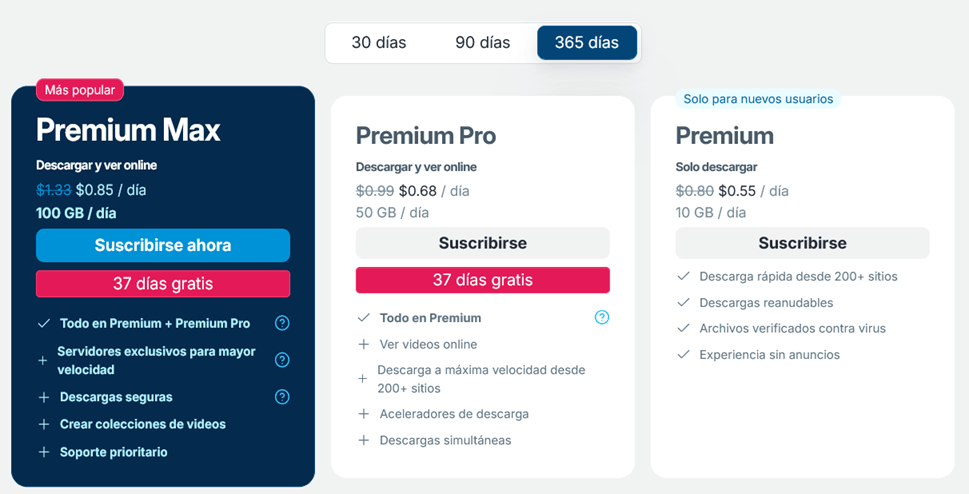 Cómo obtener 37 días gratis en Keep2Share Premium Pro y Premium Max