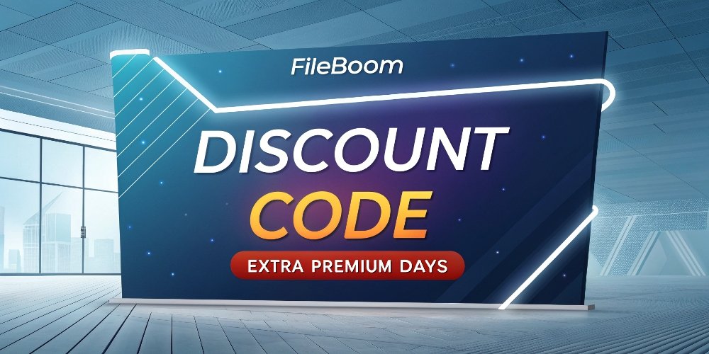FileBoom Discount Code – Extra Premium Days