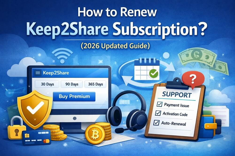 How to Renew Keep2Share Subscription? (2026 Updated Guide) 1 How to Renew Keep2Share Subscription (2026 Updated Guide)