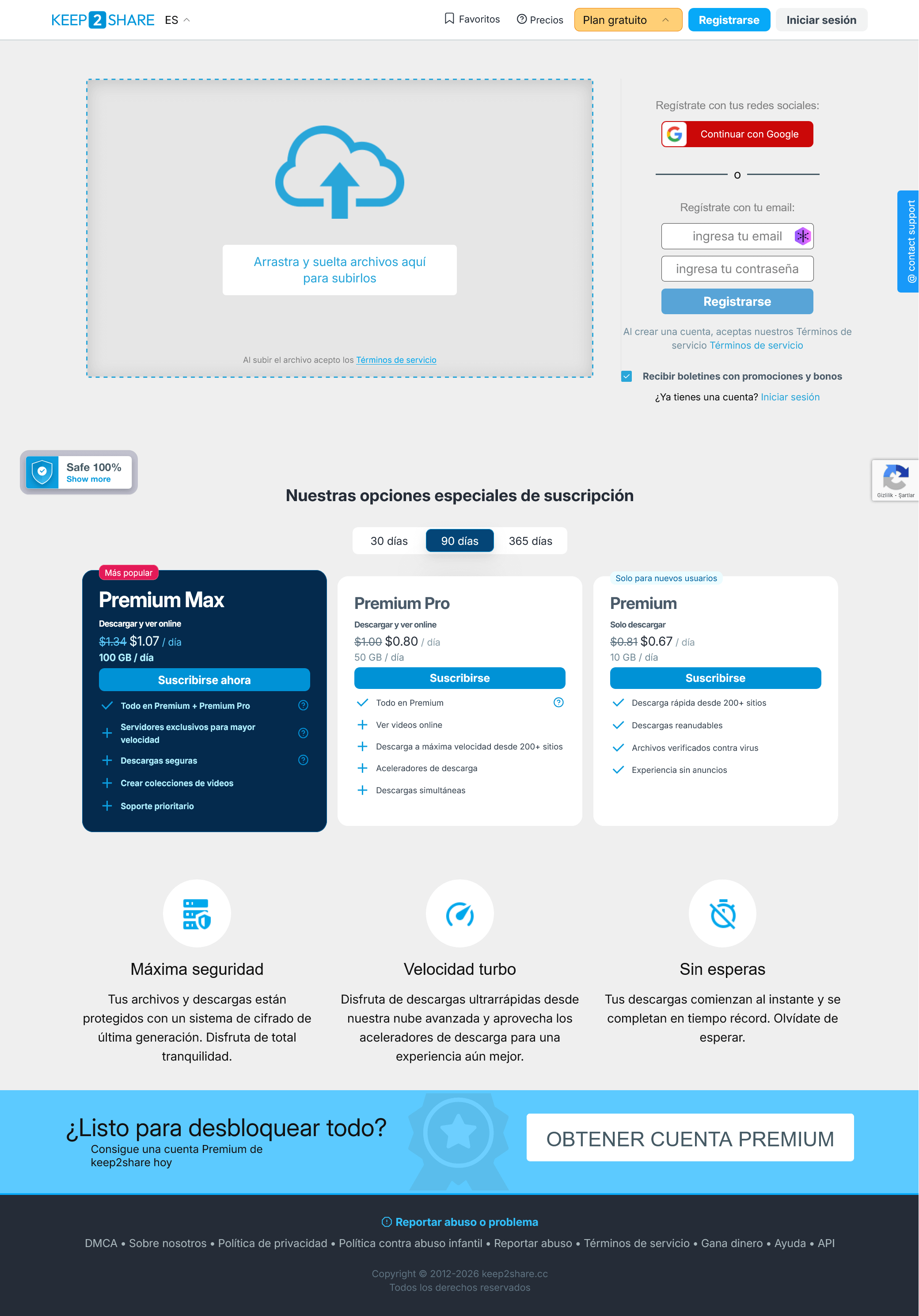 Keep2Share Is Now Available in Spanish!